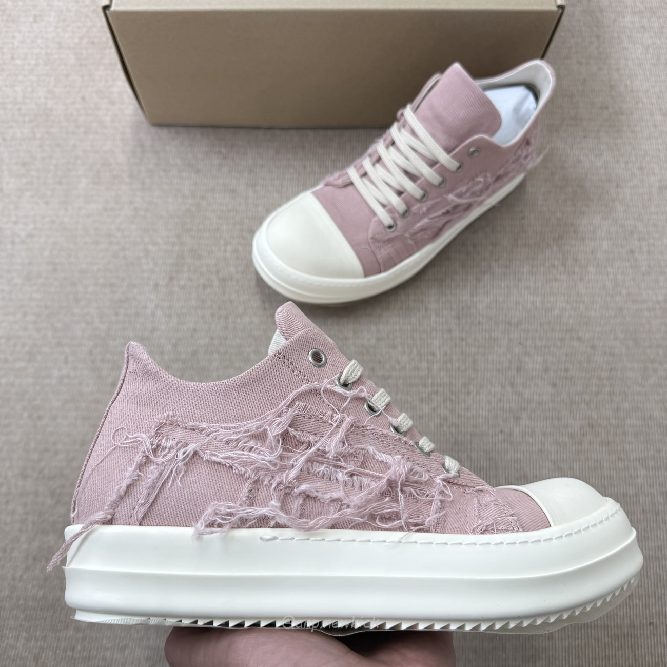 Rick Owens Drkshdw Slashed Low Sneakers (5) - www.newkick.org